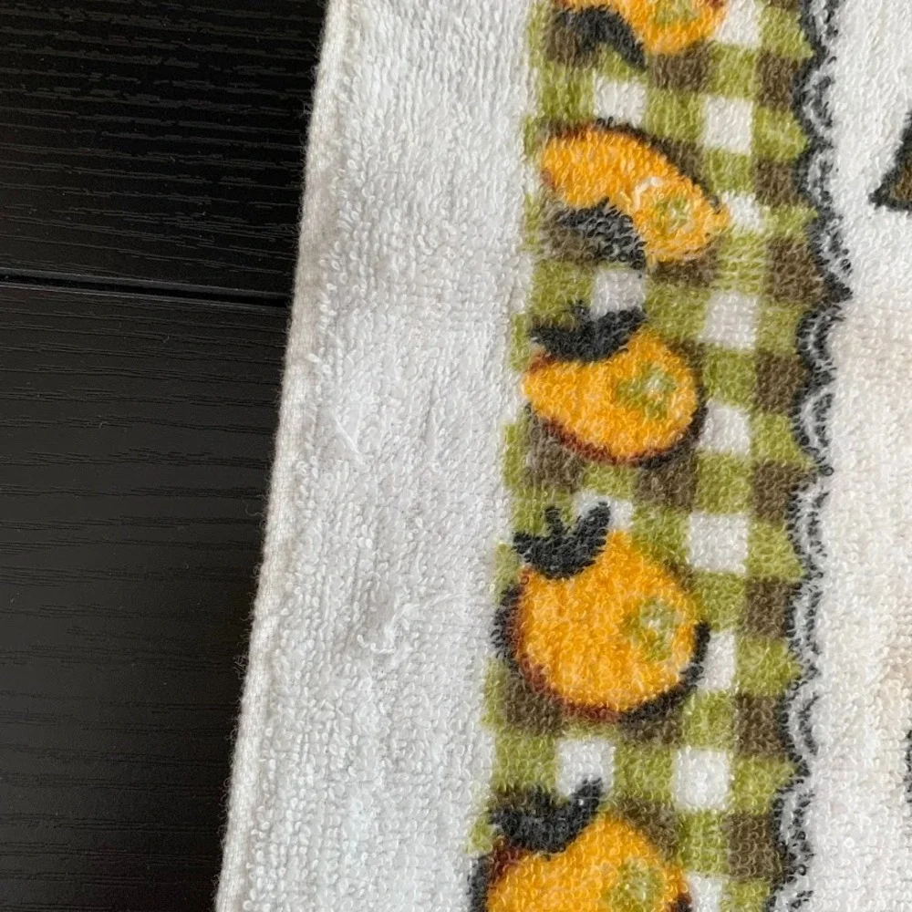 Vintage Butterfly Apple Retro‎ Terrycloth Kitchen Hand/Dish Towel